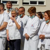 Posljednji ispraćaj dr. Vesne Bosanac iz Nacionalne memorijalne bolnice Vukovar