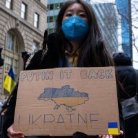 Ukrajinska zastava usred New Yorka