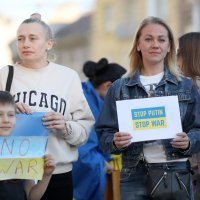 Mimohod podrške Ukrajini u Zagrebu