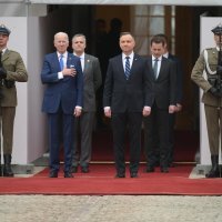 Joe Biden u Poljskoj s Andrzejem Dudom