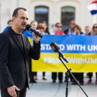 Mirni skup potpore za Ukrajinu u Osijeku