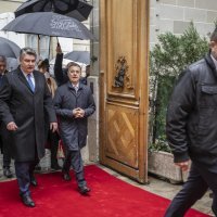 Zoran Milanović sa švicarskim predsjednikom Ignazijem Cassisom