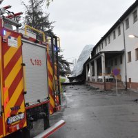 Požega: Nevrijeme u krugu bolnice