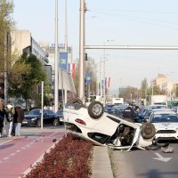 Prometna nesreća u Vukovarskoj ulici u Zagrebu