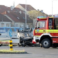 Prometna nesreća u Vukovarskoj ulici u Zagrebu
