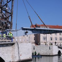 Počela montaža Čiovskog mosta