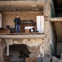 Posljedice granatiranja predgrađa Kijeva