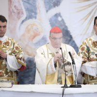 Kardinal Josip Bozanić na misnom slavlju za Uskrs