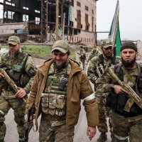 Čečenski borci u željezari Iljič