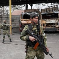 Čečenski borci u željezari Iljič