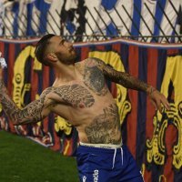 Slavlje Hajduka nakon pobjede u derbiju; Hajduk-Dinamo, 20.4.2022.