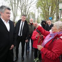 Zoran Milanović u Jasenovcu