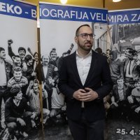 Promocija knjige Velimira Zajeca, gradonačelnik Zagreba Tomislav Tomašković