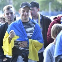 Gledatelji na humanitarnoj utakmici između zagrebačkog i kijevskog Dinama