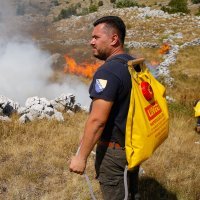 Požar na planini Čabulji kod Mostara