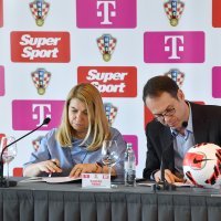 Nataša Rapaić, članica Uprave Hrvatskog Telekoma i Kostas Nebis, predsjednik Uprave Hrvatskog Telekoma