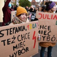 Prosvjed protiv zabrane pobačaja u Poljskoj