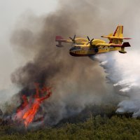 Kanaderi Hrvatskog ratnog zrakoplovstva u akciji
