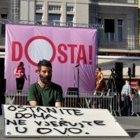 Okupljanje na prosvjedu DOSTA!