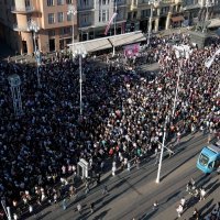 Prosvjed DOSTA! u Zagrebu