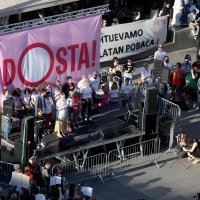 Prosvjed DOSTA! u Zagrebu