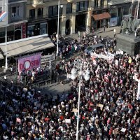 Prosvjed DOSTA! u Zagrebu