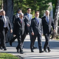 Polaganje vijenaca na Tuđmanov grob