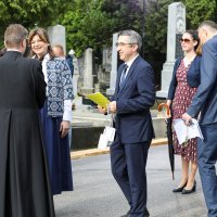 Polaganje vijenaca na Mirogoju povodom 77. obljetnice Bleiburga