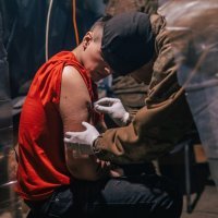 Ranjeni ukrajinski borci u Azovstalu