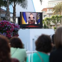 Ukrajinski predsjednik Volodomir Zelenski u Cannesu