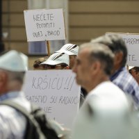 Prosvjed željezničara