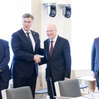 Susret premijera Andrej Plenkovića s predsjednikom Suda Europske unije Koenom Lenaertsom