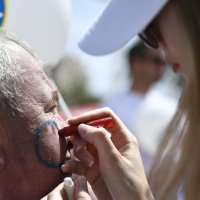 Navijači u fan zoni na splitskoj rivi uoči utakmice Rijeka-Hajduk