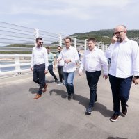 Oleg Butković na Pelješkom mostu