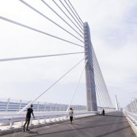 Oleg Butković na Pelješkom mostu