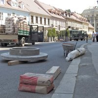 Radovi na uspostavljanju pješačke zone u Vlaškoj ulici