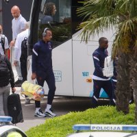Igrači francuske nogometne reprezentacije stigli u splitski hotel Radisson