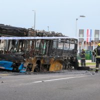 Zapalio se autobus na okretištu u Novom Jelkovcu