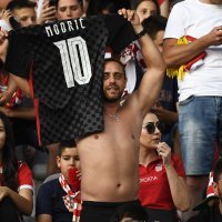 Navijači na utakmici Hrvatska - Francuska, Liga nacija, Poljud, 6.6.2022.