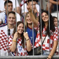 Navijači na utakmici Hrvatska - Francuska, Liga nacija, Poljud, 6.6.2022.