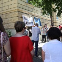 Šibenik: Prosvjed zaposlenih u pravosudnim tijelima