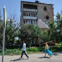 Razrušeni Makariv nakon povlačenja Rusa