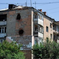 Razrušeni Makariv nakon povlačenja Rusa