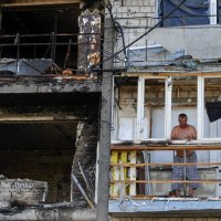 Razrušeni Makariv nakon povlačenja Rusa