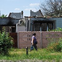 Razrušeni Makariv nakon povlačenja Rusa