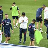 Trening hrvatske nogometne reprezentacije na stadionu Stade de France