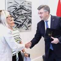 Andrej Plenković primio je predstavnice Udruge Sjena