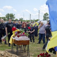 Posljednji ispraćaj poginulog ukrajinskog vojnika