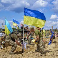 Posljednji ispraćaj poginulog ukrajinskog vojnika