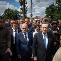 Macron, Scholz, Draghi i Iohannis u Kijevu